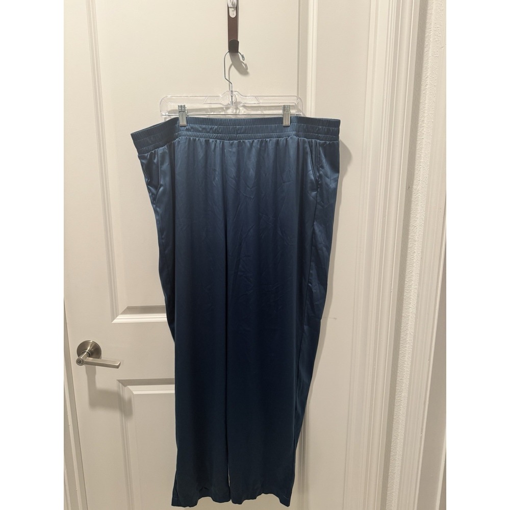 Torrid Silky Blue Sleep Pants Size 3x With Pockets